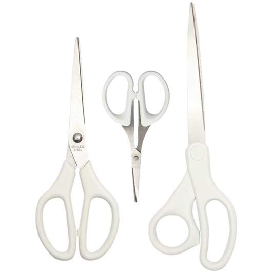 Set of 3 scissors 10cm+16,5cm+21cm